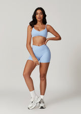Top sportivo essenziale (grigio-blu)