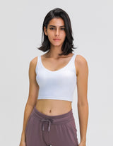 Seamless White Crop Top