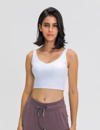 Seamless White Crop Top