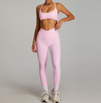 Leggings "V-Sculpt" (Rosa Fiore di Ciliegio)
